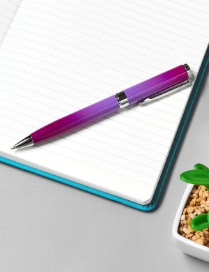 Oxford Ballpoint Pen (Black Ink) - Pink Ombré 